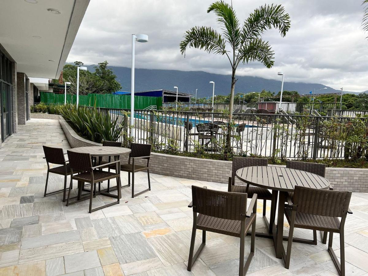 Home 49 I Apto Pe Na Areia E Piscina Aquecida Em Bertioga Bagian luar foto